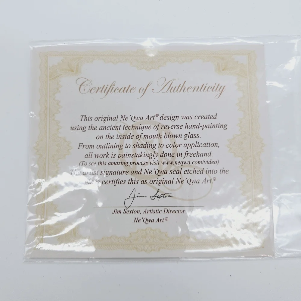 NE'QWA ART | "Faithful Friends" 7000119 Dona Gelsinger Santa Christmas ornament - Picture 5 of 6